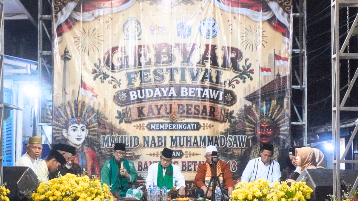 Kolaborasi Unit Golan Event dalam Maulid Kayu Besar